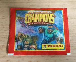 PANINI ETERNAL CHAMPIONS - Vintage Sealed Stickers Pack (Sega Enterprises, 1993) - Picture 1 of 3