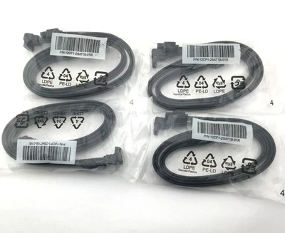 4 x 2Pack Gigabyte SATA Data Cables 20" Hard Drive Cables NEW 12CF1-2SAT1B-01R - Image 1 of 3