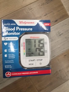 SIGILLATO Walgreens (899709) - Misuratore di Pressione Arteriosa 5+ Funzioni - Bianco (W7 - Foto 1 di 5