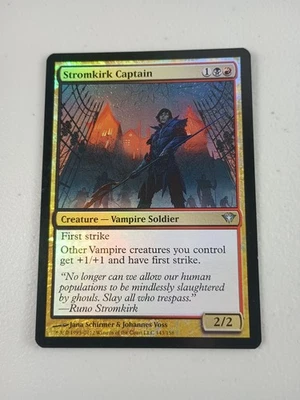 MTG Stromkirk Captain Dark Ascension Foil Vampire Magic NM - Image 1 of 2
