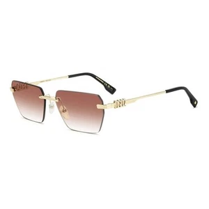 Dsquared2 Sunglasses D2 0102/S J5G/17 58-16-145 Unisex Gold Lenses Brown Gr - Picture 1 of 5
