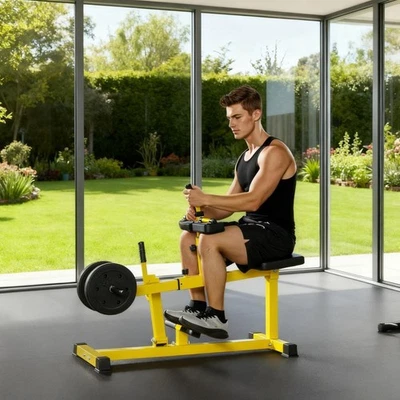 Seated Calf Raise Machine Adjustable Calf for Home Gym Calf, Waist, Arm Training - Image 1 of 4