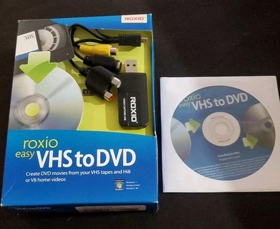 Roxio Easy VHS to DVD for Windows Create DVD Movies from VHS Hi8 V8  - Image 1 of 4