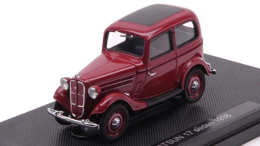 FR Ebbro DATSUN 17 SEDAN 1938 DARK RED 1 43 - EB44347