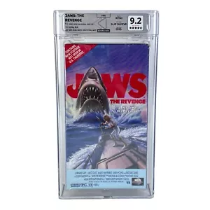 New Jaws The Revenge VHS Sealed 9.2 Rewind Graded Video Tape 1987 MCA Horror - Picture 1 of 6