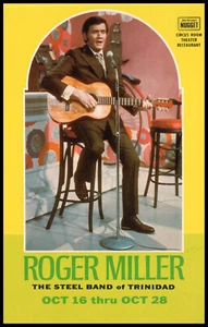 Postal de Roger Miller, cantautor "King of the Road" the Nugget, Reno, NV - Imagen 1 de 2