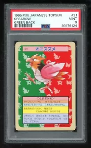 Pokemon Japanese Topsun Green Back 021 21 Spearow Card 1995 PSA 9 80176124 - Picture 1 of 2