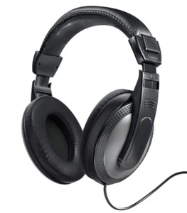 Hama Wired TV Headphones with Volume Control - 6M Cable - 3.5mm / 6.35mm Jack. - Picture 1 of 10