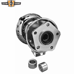 Chrome Hub Front Wheel Single Disc Fit Harley Touring 1987-1999 Repl#43404-87 - Picture 1 of 1