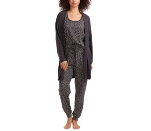 Karen Neuburger Set Salotto da Donna 3 Pezzi, Grigio Scuro, XS - Foto 1 di 4