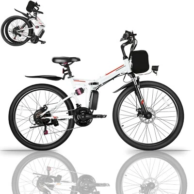 Bicicleta elétrica dobrável 500W 26" bicicleta de montanha adulta 48V bateria 21 velocidades Ebike - Imagem 1 de 4