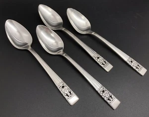 Juego de 4 cucharaditas de placa de plata comunitaria Oneida de 6-1/8" (rf1021) - Imagen 1 de 5
