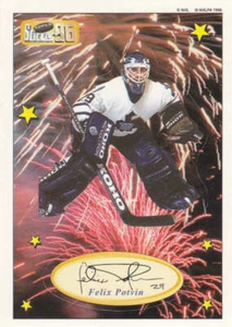 1995-96 Bashan Imperial Hockey Sticker Felix Potvin Die Cut #19 of 25 RARE - Picture 1 of 1