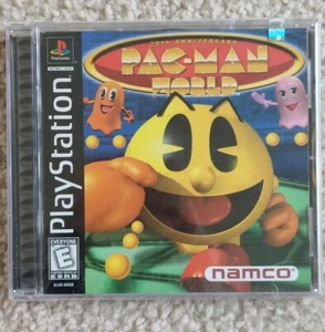 SEALED PS1 BLACK Namco Playstation Pac-Man World 20th Anniversary Game 1999 - Picture 1 of 2