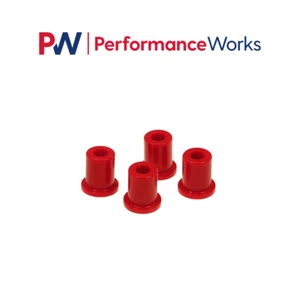 Prothane 1-802 Rear Leaf Spring Shackle Bushings Red For 1976-1986 Jeep CJ7 - Bild 1 von 12