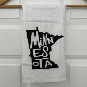 SECOND NATURE BY HAND 100% Cotton Kitchen Hand Towel - Minnesota - NWOT - Picture 1 of 2