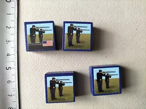 4 x UNION INFANTRY BLOCKS / THE AMERICAN CIVIL WAR/HOLD THE LINE G172 - Picture 1 of 1