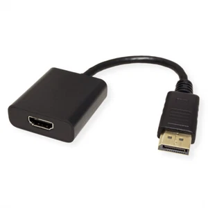 DisplayPort-HDMI Adapter, v1.4, HDR 10, DP Stecker - HDMI Buchse - Bild 1 von 3