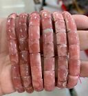Wholesale Lot 1ps Natural Rhodochrosite Crystal Healing Stretch Bracelet