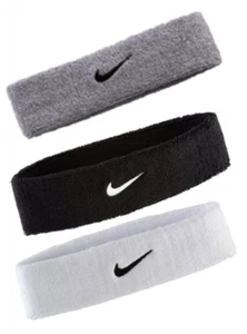 Nike Herren Damen Sport Fitness SWOOSH Stirnband Tennis Schweissband 9381/3 - Bild 1 von 7