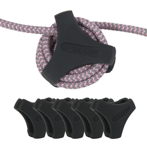 Speedlink 5x Kabel-Roller Kabel-Halter Kabel-Binder Kabel-Führung Clip Klemme - Afbeelding 1 van 7
