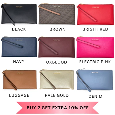 Bolso sin asas MICHAEL KORS grande de cuero delgado para mujer Foto 1 de 3