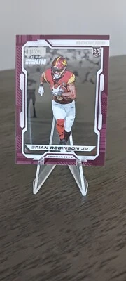 Brian Robinson Jr. 2022 Panini Chronicles Playoff Football #PMR-25  (RC) - Image 1 of 2