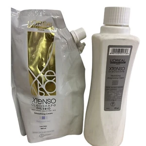 LOreal Xtenso Oleoshape Resistant Hair Cream BLUE 400ml+Neutralizing Cream 495ml - Picture 1 of 1