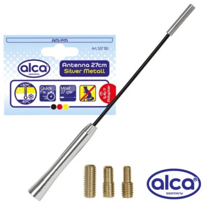 Renault Trafic Radio Aerial Antenna Am/Fm Bee Sting Roof Mast 27Cm Silver Metal - image 1 of 4