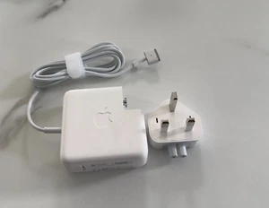 ADAPTADOR DE CORRIENTE ORIGINAL APPLE MAGSAFE 2 60W T CARGADOR PARA MACBOOK A1435 UK - Imagen 1 de 4