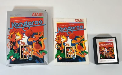 Kangaroo ~ Atari 2600 ~ 1983 ~ CIB ~ Tested & Working - Image 1 of 4