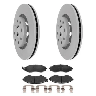 For Suzuki Swift+ 04-06 ACDelco Silver Front Brake Kit w Semi-Metallic Pads - Imagem 1 de 4