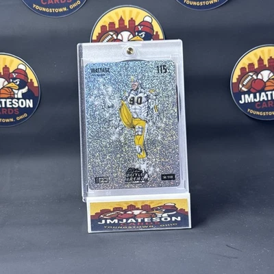 2026 Bo Jackson Battle Arena Wattage TJ Watt Icons Steel Battlefoil IBF-286 - Image 1 of 3