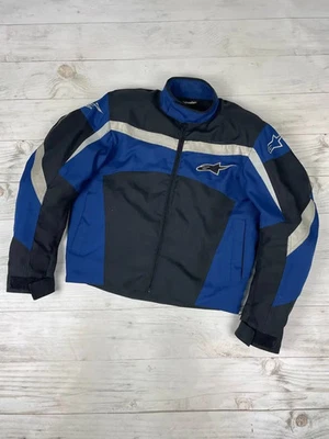 Chaqueta de Moto Alpinestars Racing Vintage EE. UU. Hombres Talla XL Azul Foto 1 de 4