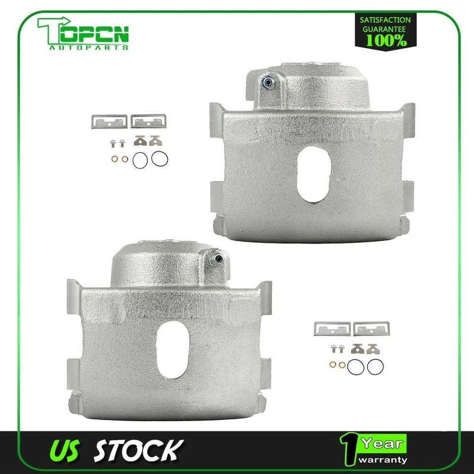 For Dodge B150 B250 D250 D350 Chrysler Town & Country Front Pair Brake Calipers Foto 1 de 4