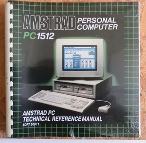 AMSTRAD PC1512 Technical Reference Manual (NEW) - Afbeelding 1 van 5