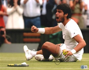 Carlos Alcaraz Signed Autograph 11x14 Photo - 6x Grand Slam Champion Beckett COA - Picture 1 of 4