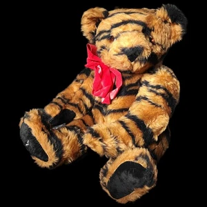 Peluche FLAW Vermont Teddy Bear Co Tiger 12" BearAnimal Collection Articulado 1997 - Imagen 1 de 11