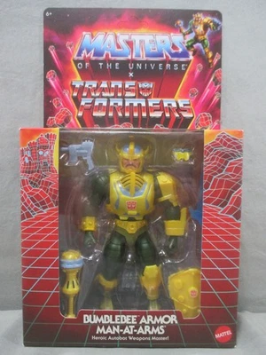 Masters of the Universe X BUMBLEBEE ARMOR MAN-AT-ARMS Transformers He-Man 2025 - Image 1 of 4