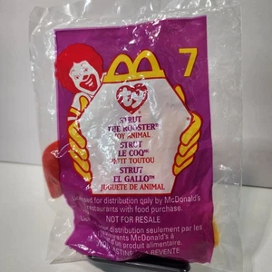 1999 TY TEENIE BEANIE BABYS MCDONALD'S #7 STRUT THE ROOSTER IN PAKET  - Bild 1 von 7
