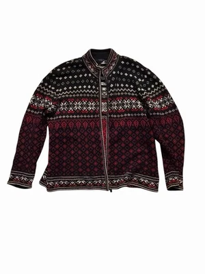 Suéter para mujer Nomadic Traders XL cárdigan cremallera manga larga mezcla de algodón Foto 1 de 3