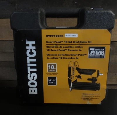 Bostitch 2.125-in x 18-Gauge Clip Head Brad Pneumatic Nail Gun Kit BTF P12233 - Image 1 of 2