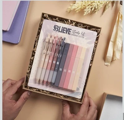 LIEVE - Iluminadores estéticos y bolígrafos de gel con tinta negra y Morandi suave  Foto 1 de 4