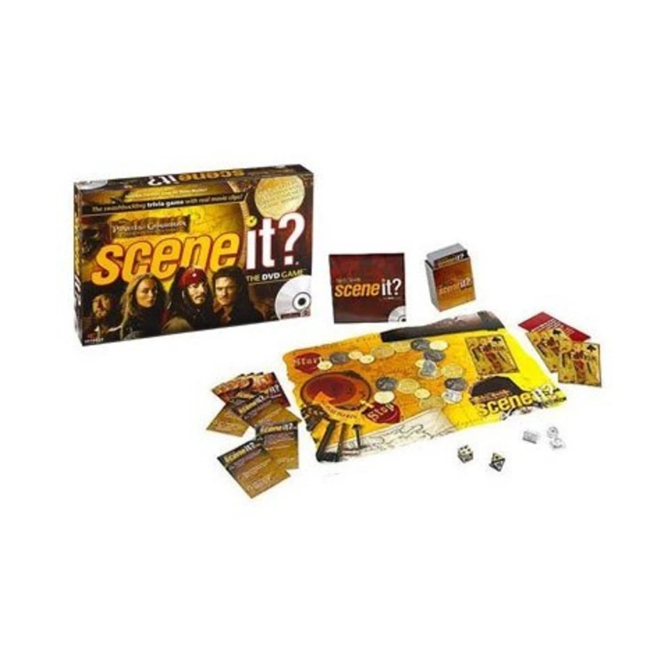 Mattel Boardgame  Scene It? - Pirates of the Caribbean Dead Men Tell Box VG+/EX - Image 1 of 1