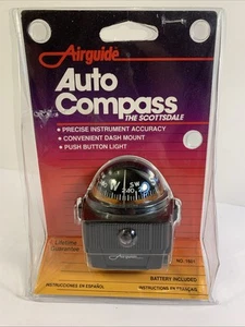 Vintage Auto Compass Airguide Dome Style Model 1601 New in Original Packaging - Picture 1 of 3