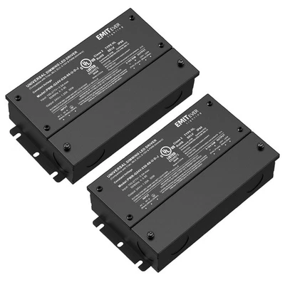 Dimmable Led Driver, 2 Packs 30W AC 110V-277V to DC 24V Transformer, 5-in-1 D... - Image 1 of 4