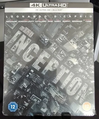 🎬Inception 4K Steelbook Limited Edition,New&Sealed,Freepost📬 - Image 1 of 4