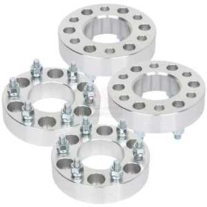 4 Pcs 1.5" 6x5 12x1.5 Studs Wheel Spacers For Chevrolet Trailblazer 4.2L 5.3L - Picture 1 of 9