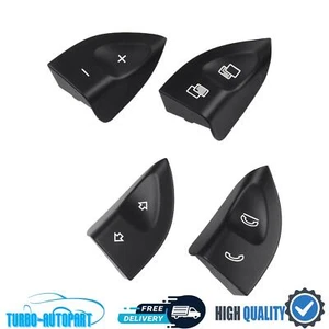 Pair Steering Wheel Control Switch Cover Black 2208210679 For Mercedes W220 W215 - Picture 1 of 16