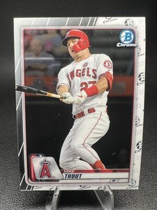 2020 Bowman Chrome #1 Mike Trout  Los Angeles Angels